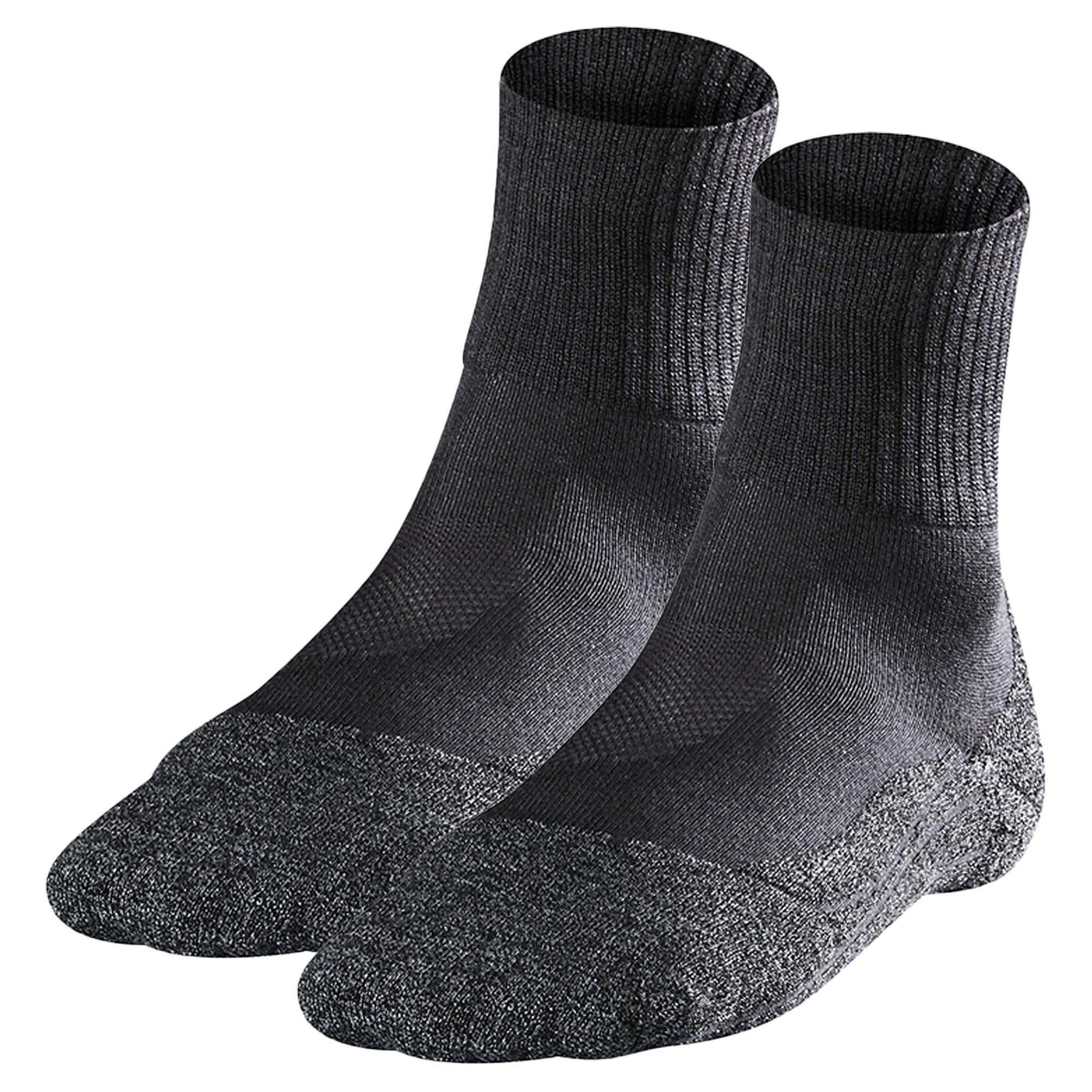 FALKE Men Sports Socks Pack of 2 - TK2 Short Cool, Trekking and Hiking Socks, unicoloured