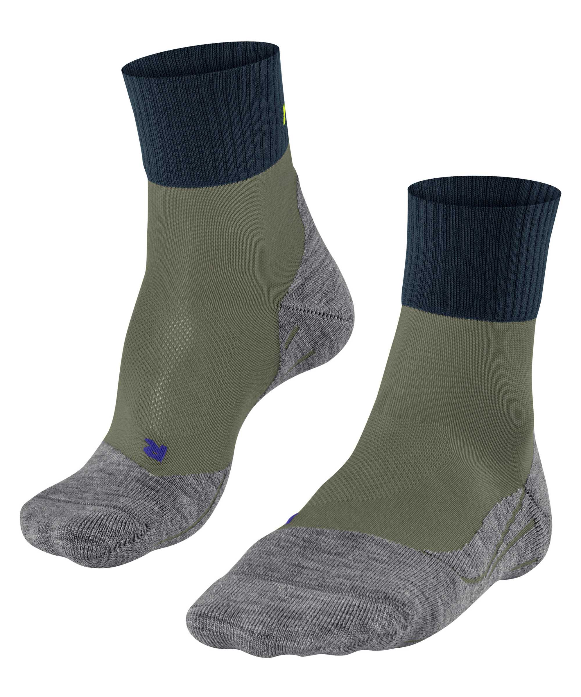 FALKE Herren Sportsocken - TK2 Short Cool, Trekking- und Wandersocken, unifarben