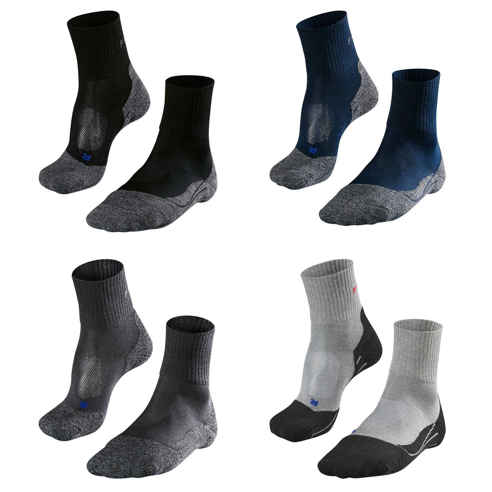 FALKE Men Sports Socks - TK2 Short Cool, Trekking and Hiking Socks, unicoloured