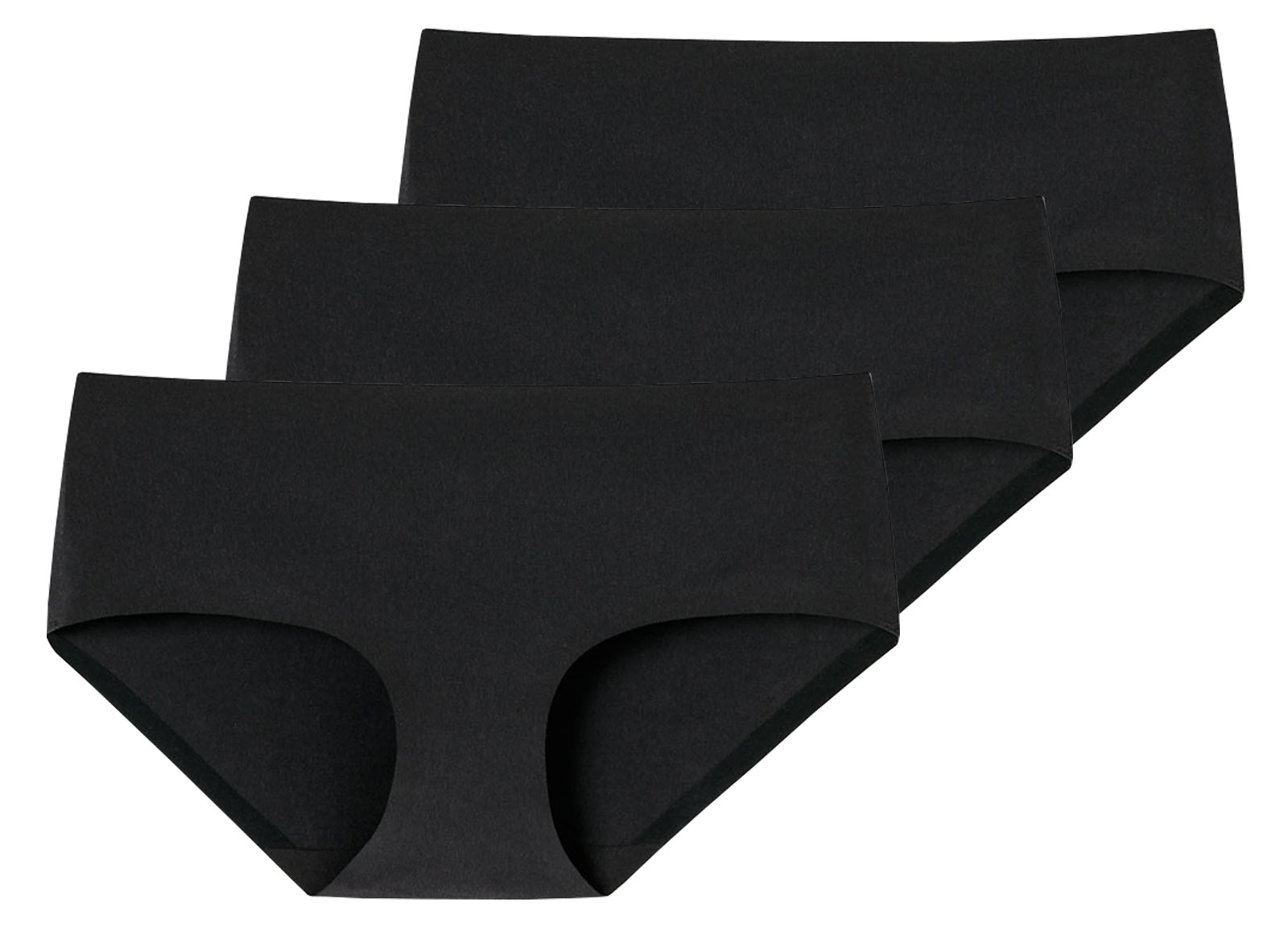 SCHIESSER Damen Panty, 3er Pack - Invisible Cotton, Nahtlos, Vorteilspack