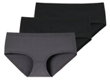 SCHIESSER Damen Panty, 3er Pack - Invisible Cotton, Nahtlos, Vorteilspack