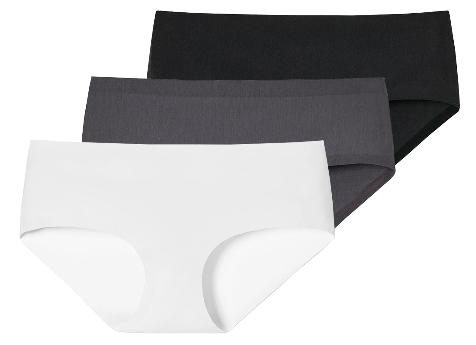 SCHIESSER Damen Panty, 3er Pack - Invisible Cotton, Nahtlos, Vorteilspack