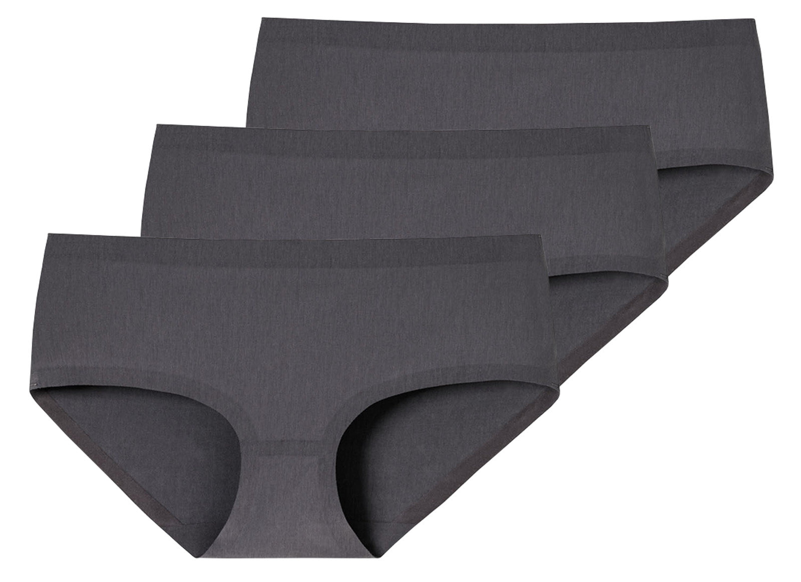 SCHIESSER Damen Panty, 3er Pack - Invisible Cotton, Nahtlos, Vorteilspack