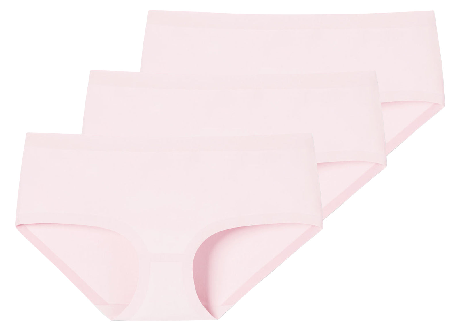 SCHIESSER Damen Panty, 3er Pack - Invisible Cotton, Nahtlos, Vorteilspack