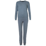 EMPORIO ARMANI Damen Schlafanzug Set 2-tlg. - ESSENTIAL STUDS LOGO, Pyjama