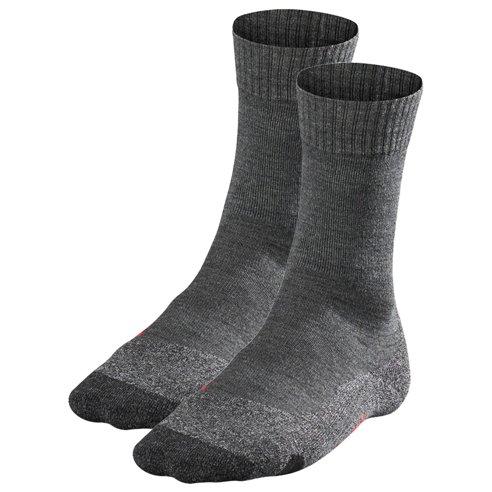 FALKE Damen Socken 2er Pack - Trekking Socken TK 2, Ergonomic, Merinowoll-Mix