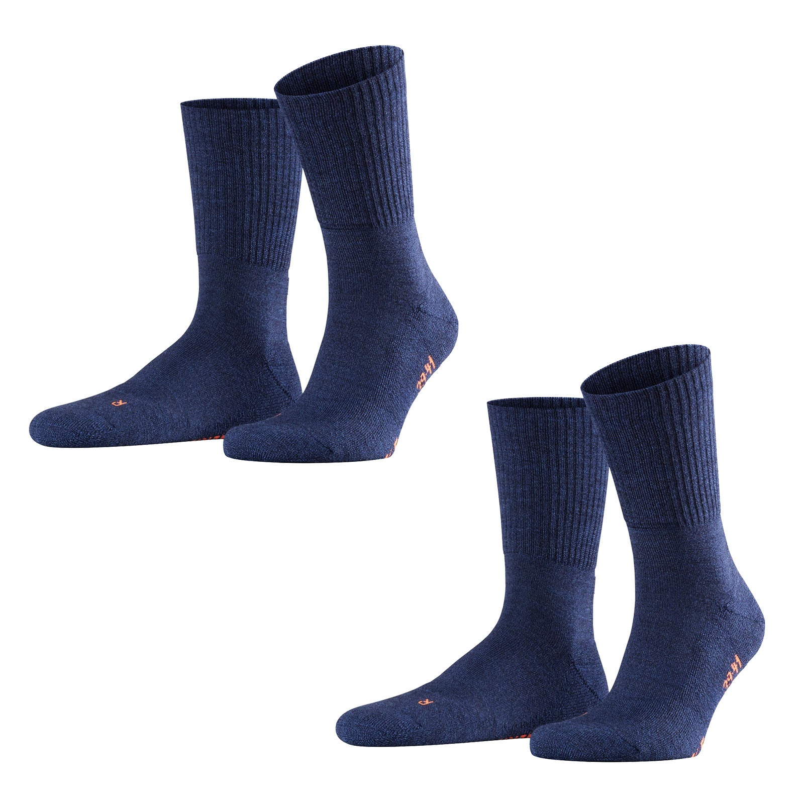 FALKE 2er Pack Unisex Sportsocken - Walkie Light, Trekking- und Wanderstrumpf, Uni (2x 1 Paar)