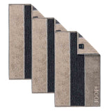 JOOP! Gästetuch Classic Frottierkollektion, 3er Pack - Walkfrottier