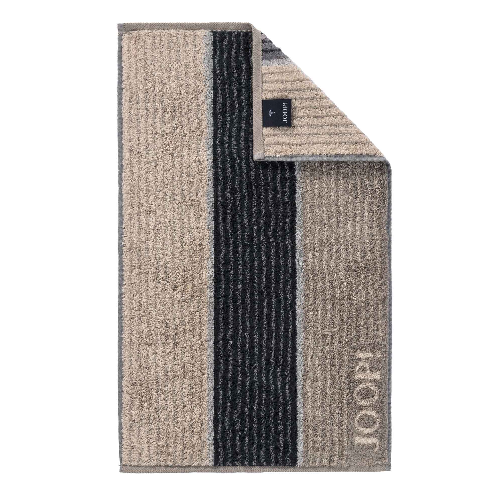 JOOP! Gästetuch - Signature, Walkfrottier, Baumwolle, gestreift