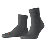 FALKE Unisex Socken - Kurzsocken, Baumwollmischung, Run Rib, Bündchen, einfarbig