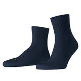 FALKE Unisex Socken - Kurzsocken, Baumwollmischung, Run Rib, Bündchen, einfarbig