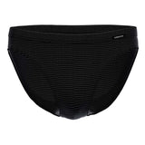 AMMANN Herren Slip - Jazz Pants Jeans, Feinripp, Softbund, Ton-in-Ton Streifen, Baumwollmischung