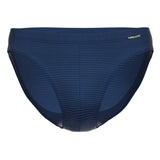 AMMANN Herren Slip - Jazz Pants Jeans, Feinripp, Softbund, Ton-in-Ton Streifen, Baumwollmischung