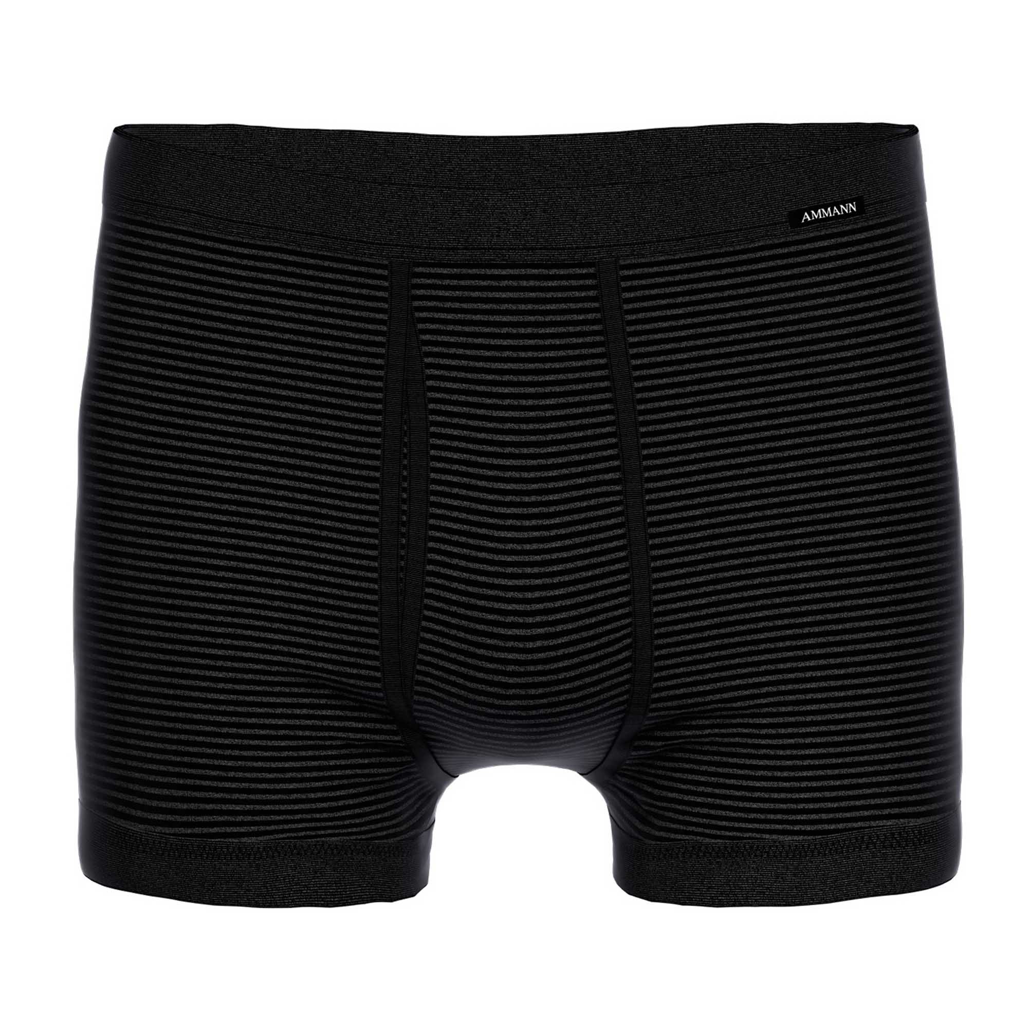 AMMANN Herren Boxershorts - Boxer Briefs Jeans, Weichbund, Eingriff, Feinripp, Baumwollmischung
