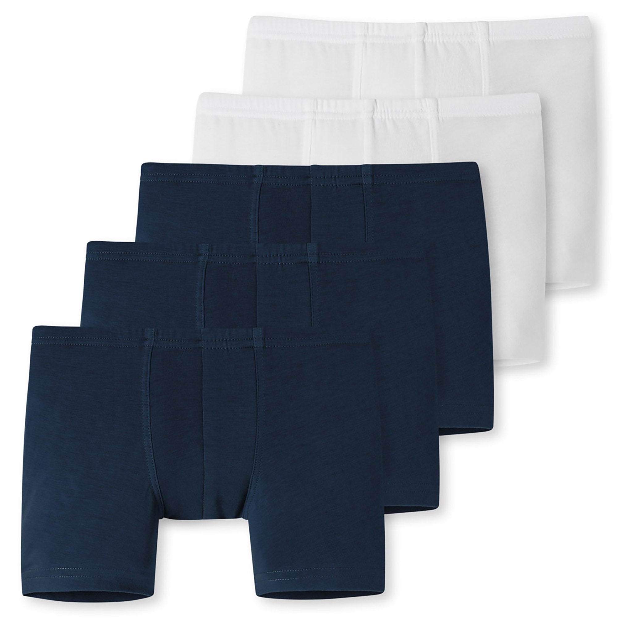 SCHIESSER Jungen Shorts 5er Pack - Unterhose, Pants, uni/gemustert, 98-140