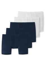 SCHIESSER Jungen Shorts 5er Pack - Unterhose, Pants, uni/gemustert, 98-140