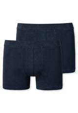 SCHIESSER Jungen Boxerhorts, 2er Pack - Unterhose, Pants, Cotton Stretch, 140-176