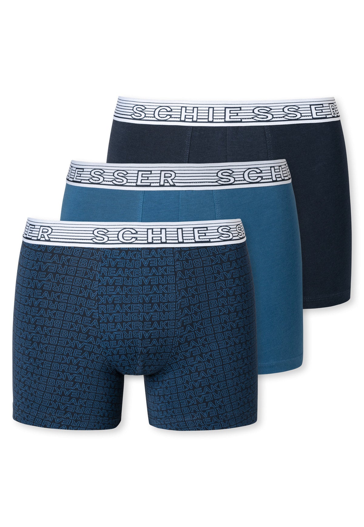 SCHIESSER Boys Shorts 3-Pack - Series "95/5", Underpants, Organic Cotton