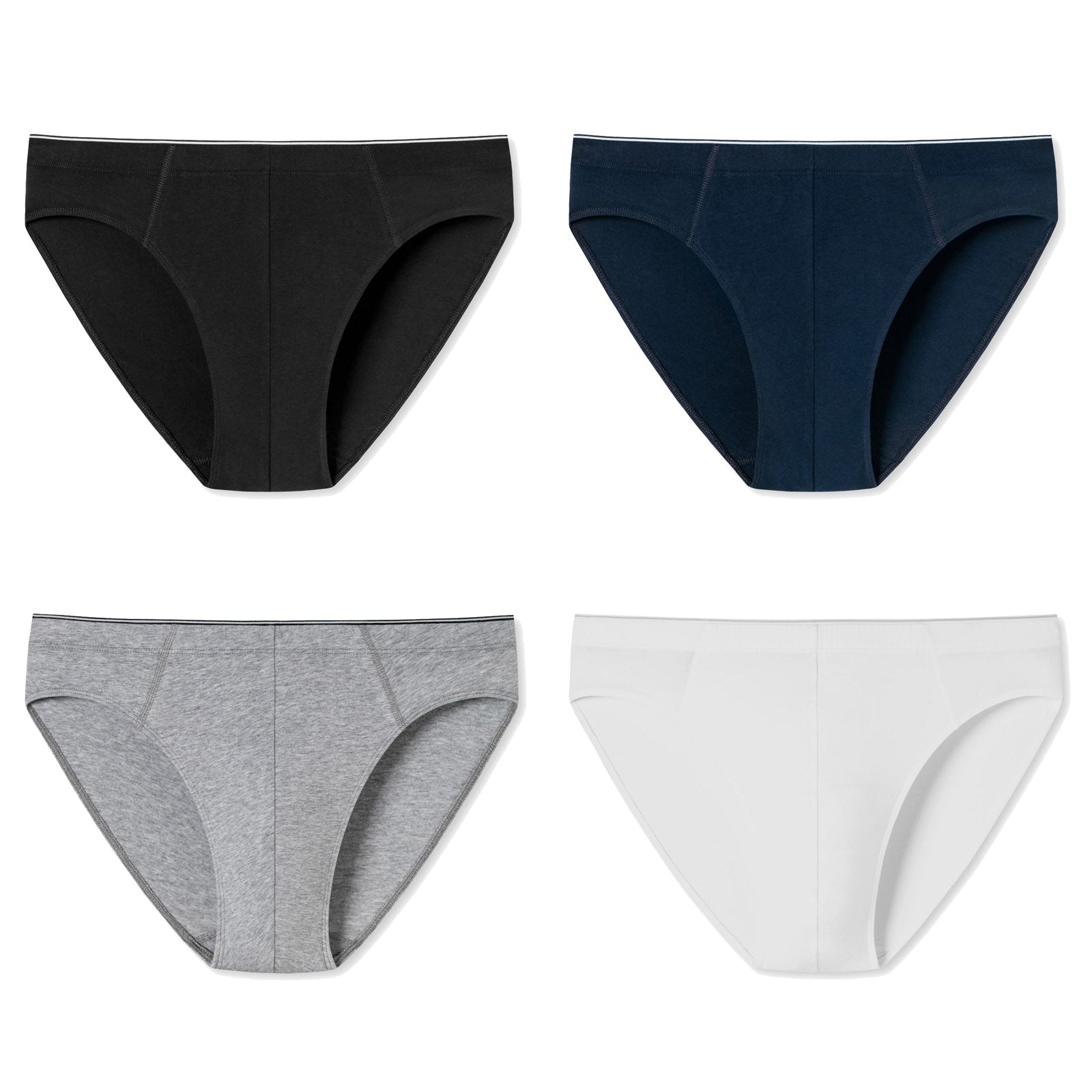 SCHIESSER Herren Supermini-Slips im Pack - Serie "95/5", Vorteilspack, Organic Cotton, uni, S-4XL