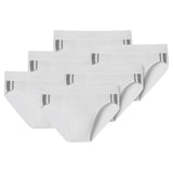 SCHIESSER Herren Slip 6er Pack - Rio Slip 95/5, Cotton Stretch, Seitenstreifen