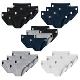 SCHIESSER Men's Briefs 3-Pack - Rio Slip 95/5, Cotton Stretch, side Stripes