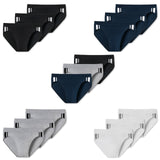 SCHIESSER Men's Briefs 3-Pack - Rio Slip 95/5, Cotton Stretch, side Stripes