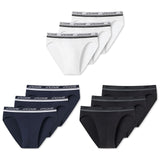 UNCOVER by SCHIESSER Herren Slips im Pack - Vorteilspack, Rio Slip, Serie "Uncover", Logobund