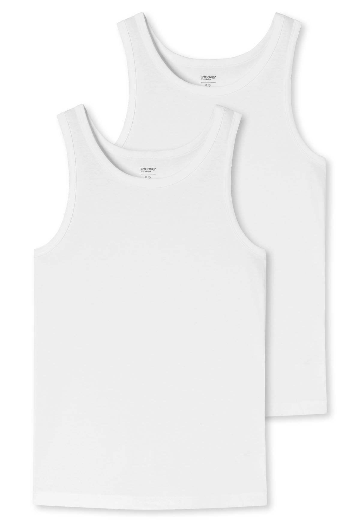 UNCOVER by SCHIESSER Herren Unterhemden im Pack - Vorteilspack, Serie "Uncover", Rundhals