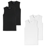 SCHIESSER Men's Tanktop 2-Pack - Series "95/5", Round Neck, S-4XL