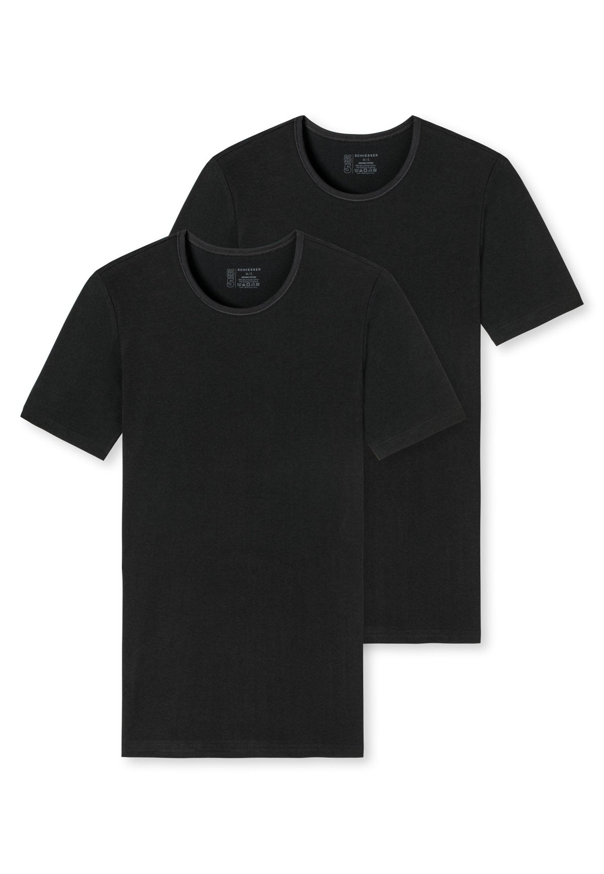 SCHIESSER Herren T-Shirts im Pack - Serie "95/5", Vorteilspack, Rundhals, S-XXL