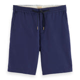 SCOTCH&SODA Herren Leinenshorts - Fave Cotton/Linen Twill Bermuda Short, einfarbig
