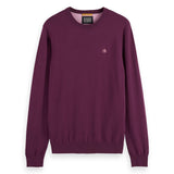 SCOTCH&SODA men's jumper - Essential Viscose Sweater, viscose jumper, single-coloured