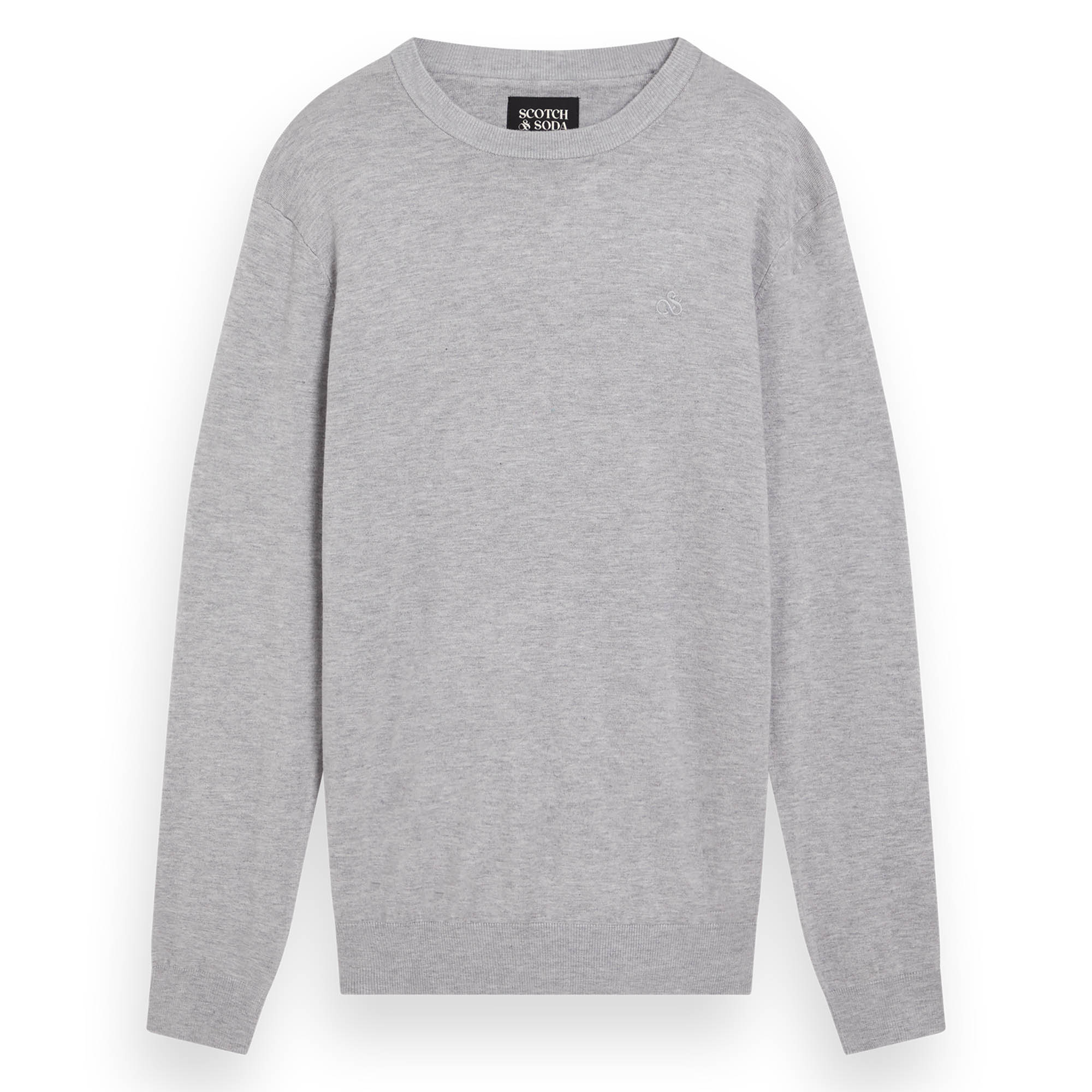 SCOTCH&SODA Herren Pullover - Core, Viskose Pullover, einfarbig