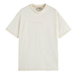 SCOTCH&SODA Herren T-Shirt - Core Logo Front Chest T-Shirt, Rundhals, Kurzarm, Logo, einfarbig