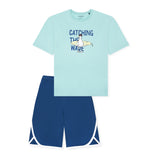 SCHIESSER Jungen Schlafanzug Set, 2-tlg. - kurz, Kinder, Baumwolle, Motiv