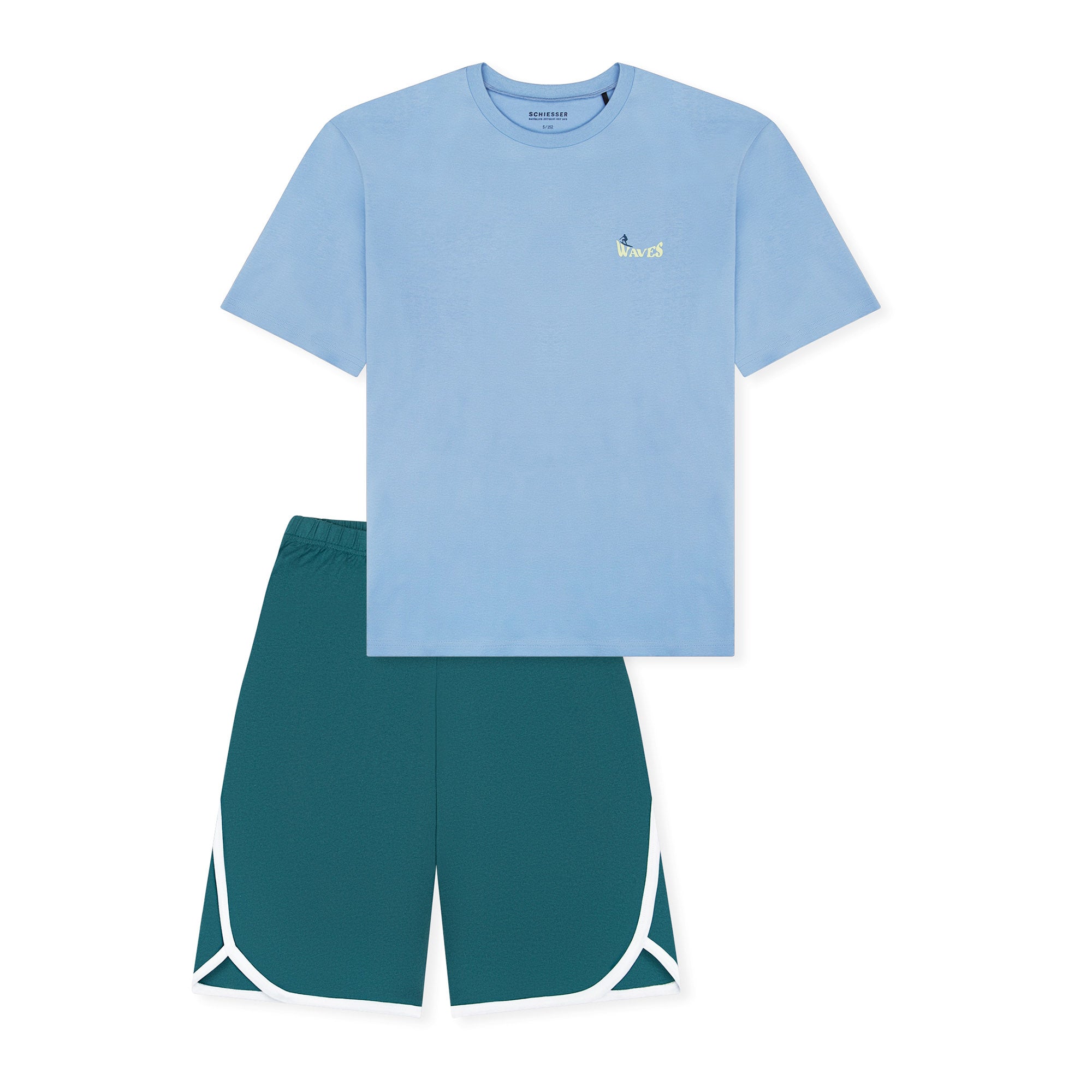 SCHIESSER boys' pyjama set, 2-piece - short, children, cotton, motif