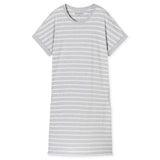 SCHIESSER Damen Nachthemd 95cm - Nachtwäsche, Kurzarm, Baumwolle, Muster