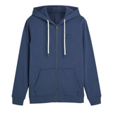 SCOTCH&SODA Herren Sweatjacke -  Logo Badge Zipthrough Hoodie, Regular Fit, Kapuze, Logo, Baumwolle