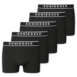 SCHIESSER Herren Boxershorts, 5er Pack - Serie "95/5", Unterhose, Logobund