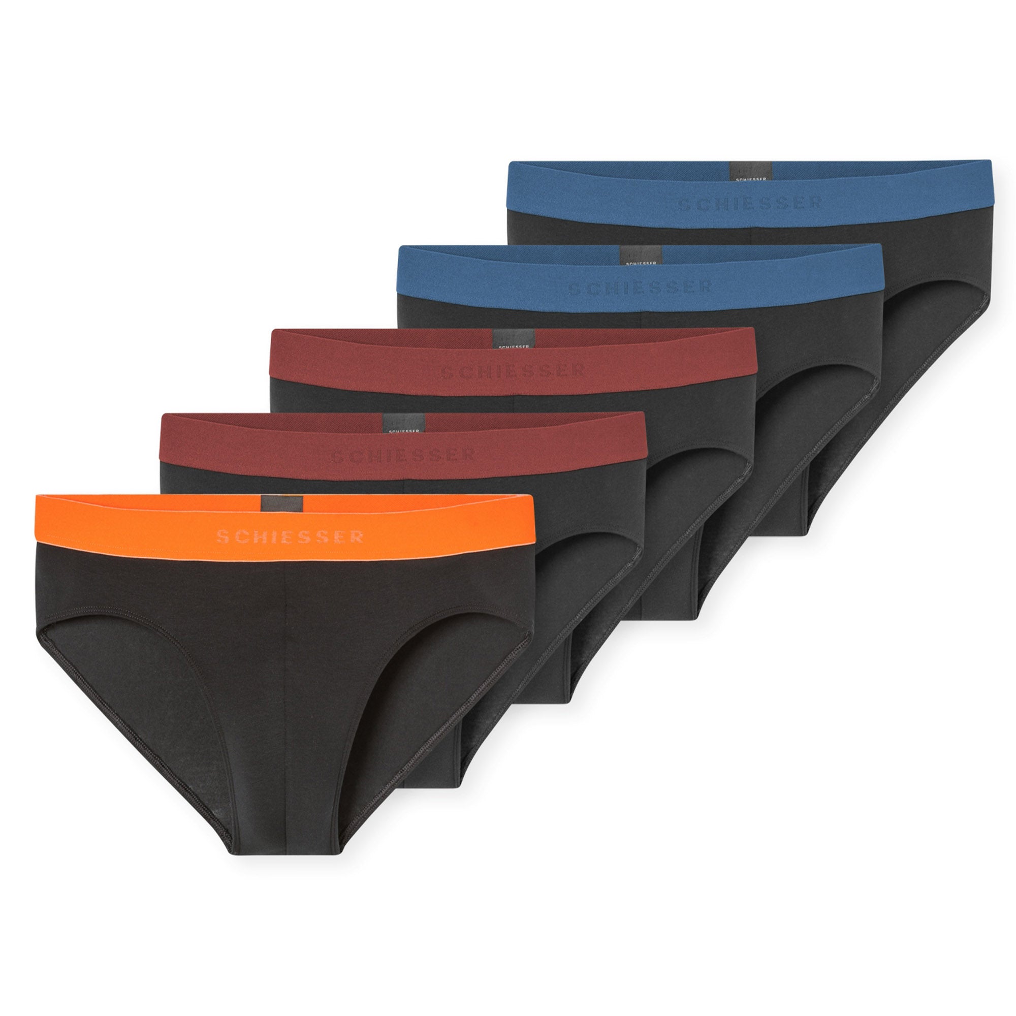 SCHIESSER Herren Slips, 5er Pack - Serie "95/5", Single Jersey