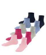 ESPRIT Kids Socks, 5-pack - Sneaker Socks, Solid Color, Organic Cotton