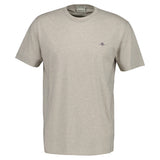 GANT Herren T-Shirt - REGULAR SHIELD, Rundhals, kurzarm, Baumwolle, Stickerei