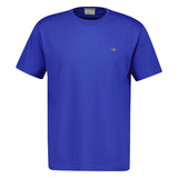 GANT Herren T-Shirt - REGULAR SHIELD, Rundhals, kurzarm, Baumwolle, Stickerei