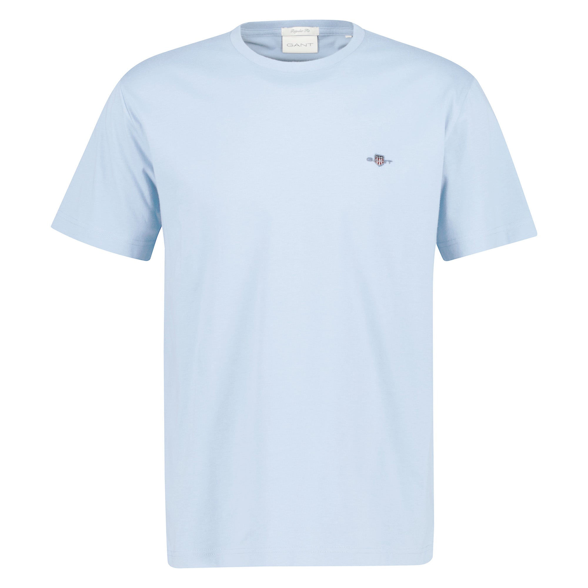 GANT Herren T-Shirt - REGULAR SHIELD, Rundhals, kurzarm, Baumwolle, Stickerei