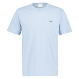 GANT Herren T-Shirt - REGULAR SHIELD, Rundhals, kurzarm, Baumwolle, Stickerei