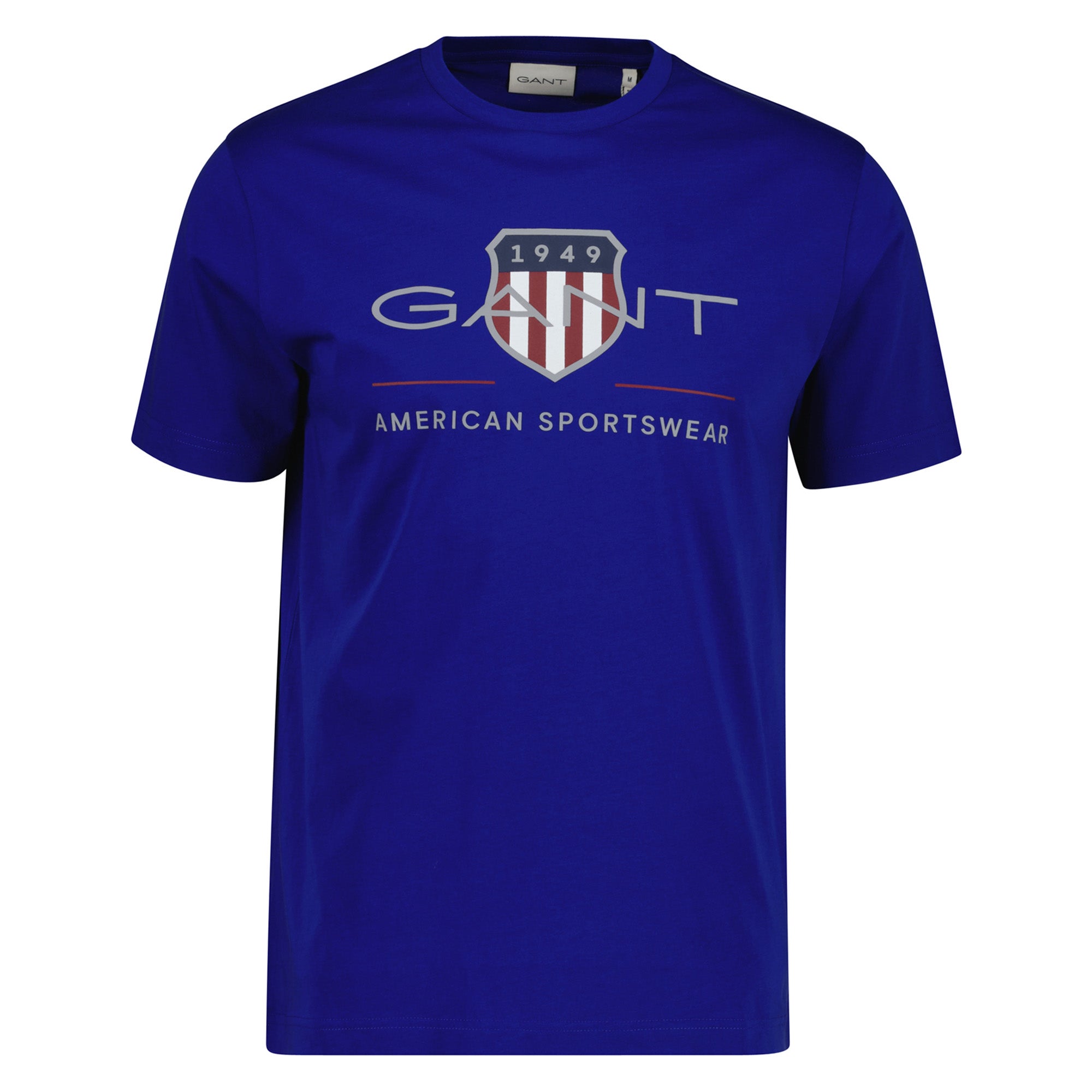 GANT Herren T-Shirt - REGULAR ARCHIVE SHIELD, Rundhals, kurzarm, Baumwolle, Print