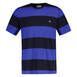 GANT men's striped T-shirt - BAR STRIPE T-SHIRT, round neck, short sleeves, cotton