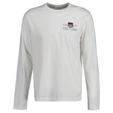 GANT Herren Langarmshirt - REGULAR MEDIUM ARCHIVE SHIELD, Longsleeve, Baumwolle
