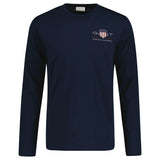 GANT Herren Langarmshirt - REGULAR MEDIUM ARCHIVE SHIELD, Longsleeve, Baumwolle
