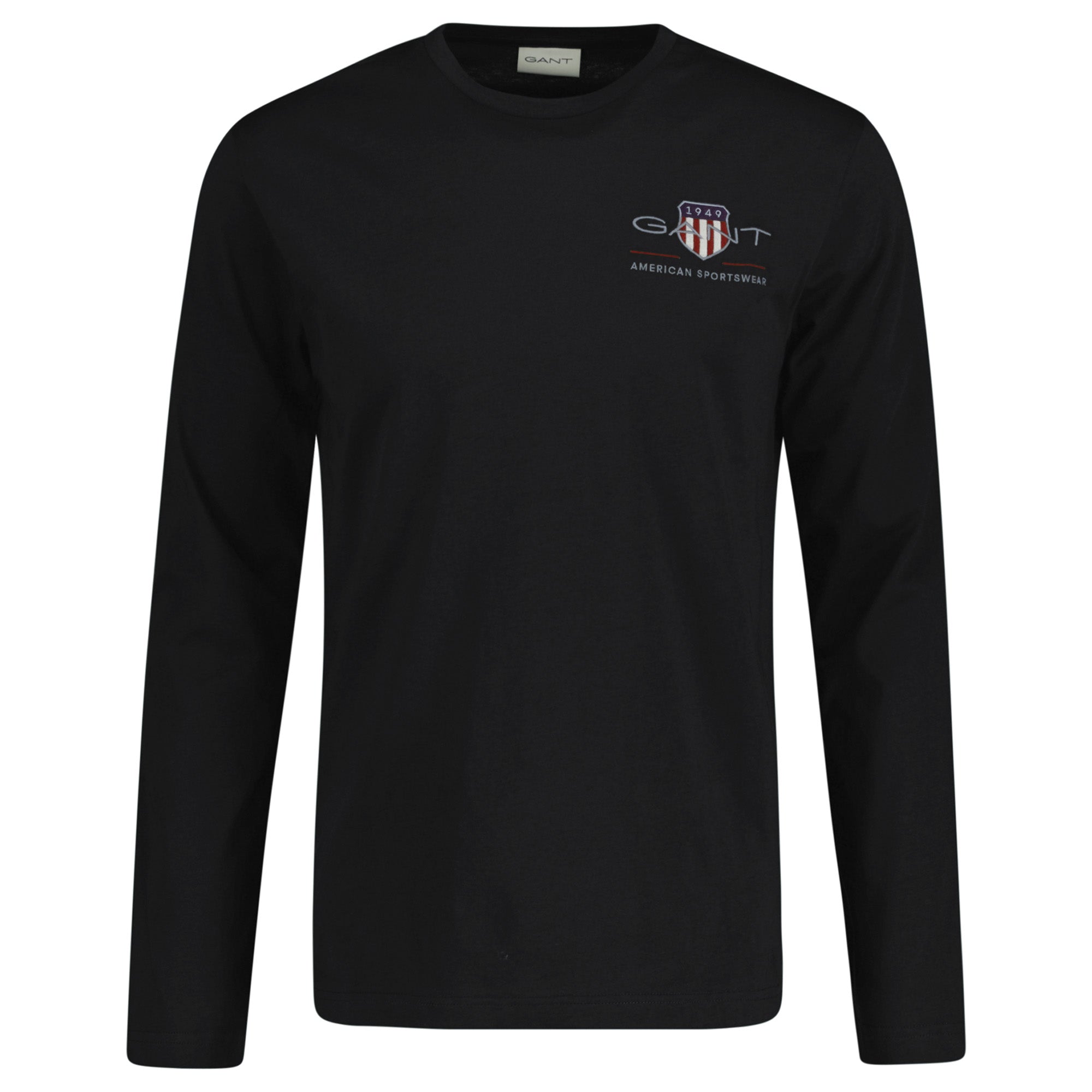 GANT Herren Langarmshirt - REGULAR MEDIUM ARCHIVE SHIELD, Longsleeve, Baumwolle